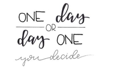 One day or day one…